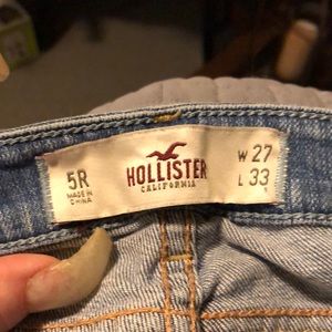 Hollister jeans, factory distressed